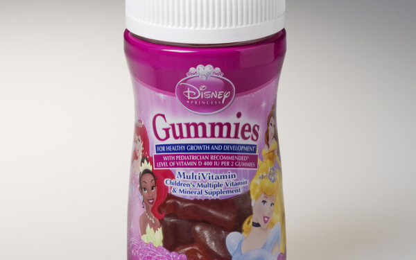 Disney Gummies Nutritional Supplements Bottles
