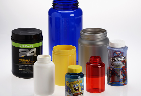 Various Nutritional Supplements Bottles