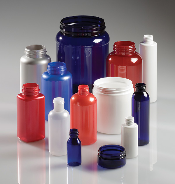 Bulk 60 Ct. Colorful Contoured Plastic Water Bottles