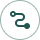 Teal question mark inside a circular outline, used as a Help icon