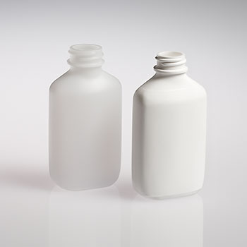 HDPE liquid oval bottles