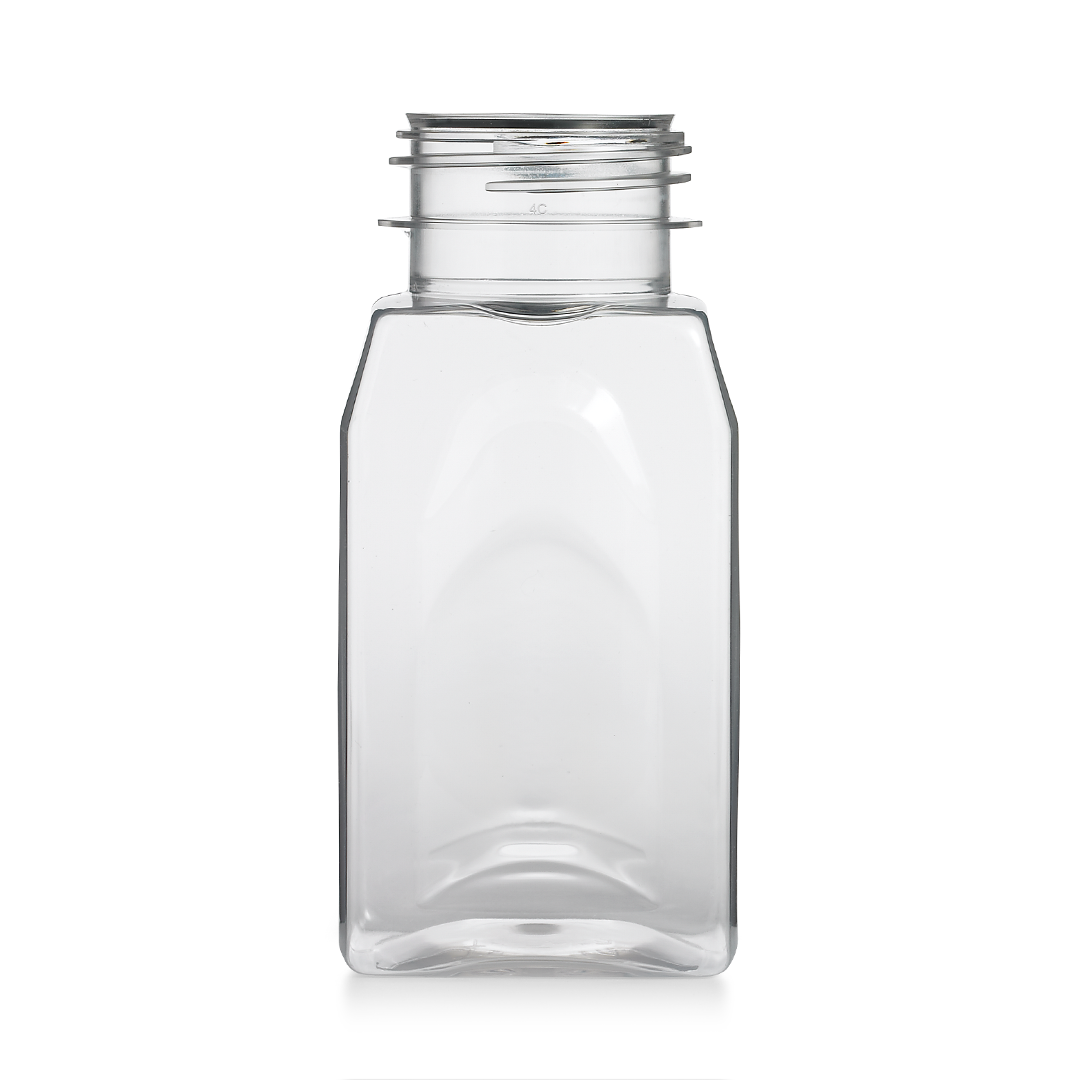 5.5 oz. Clear PET Plastic Spice Bottles (48-485)