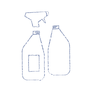 Basic drawing of sprayer bottle
