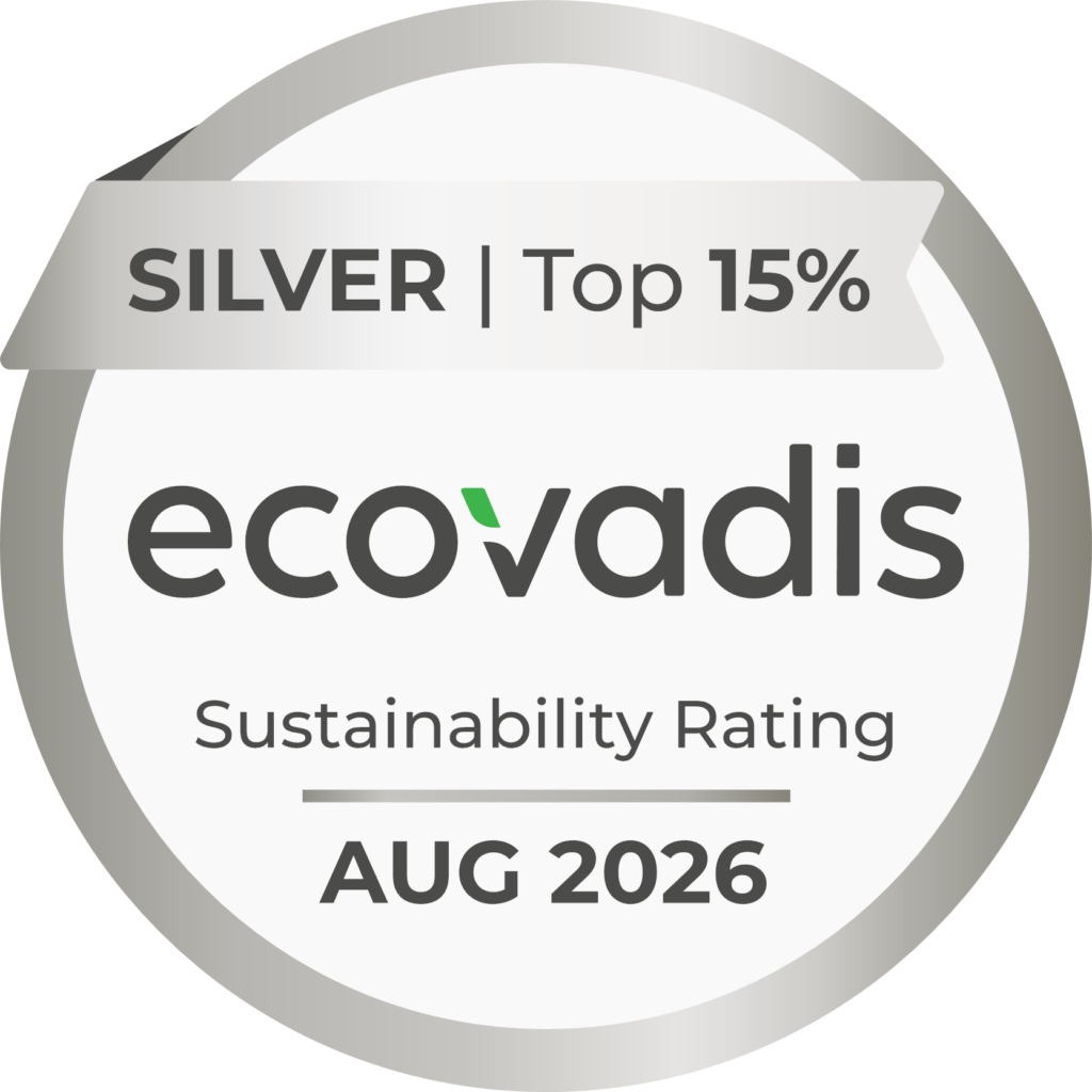 Pretium's silver EcoVadis rating medal top 15%