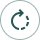 Refresh icon: circular arrow suggesting reload or update